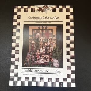 Christmas Lake Lodge Thimbleberries Santas Angels Snowmen Quilts and More BK010